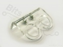Houder/mounting bracket voor Ultrasone sensor HC-SR04 helder